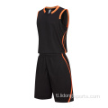 Basketball Uniform Custom na may sapat na gulang na basketball jersey set